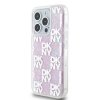 DKNY DKHCP15LLCPEPP iPhone 15 Pro6.1 różowy/pink hardcase Liquid Glitter Multilogo